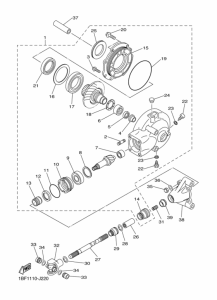 XVS650 Ведущий вал