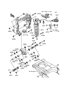 ZX1400 Подвеска  /  амортизатор