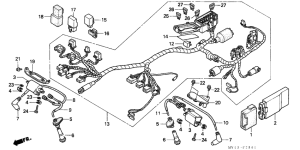 XRV750 Wire harness /  ignition coil