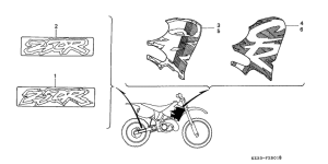 CR250R Label read the manual