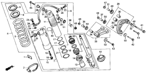 CR125R Shock absorber 84