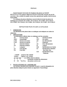 DR-Z125 Catalog preface