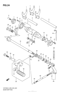 VZ1500 Механизм  переключения передач