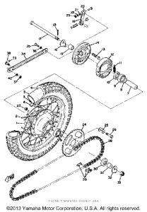 TY80A Переднее колесо