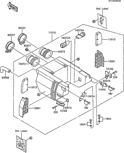 EX305 Воздушный фильтр