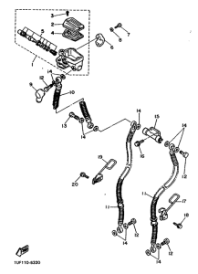 FZX750 Задний торм цилиндр