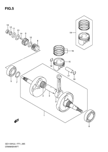 GD110 Вал коленчатый