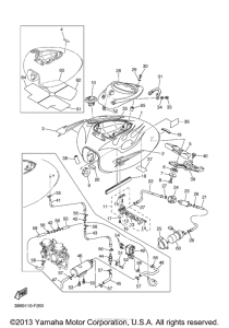 XVS11W Топливный бак