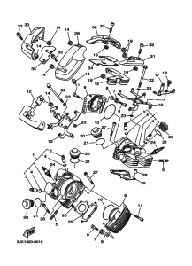 XVS125 Головка цилиндров
