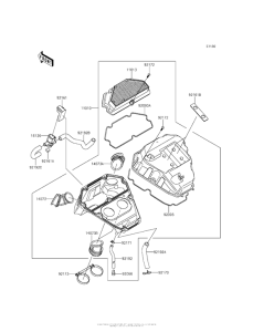 ER650 Воздушный фильтр