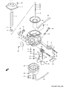GN125 Carburetor assy