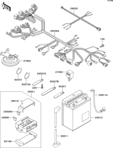 ZX1100 Электрика