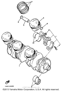  Коленчатый вал и Поршень