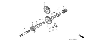 CR80R Кик стартер