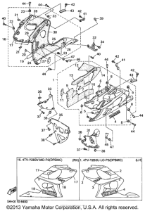 YZF600RKC Обтекатели