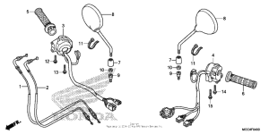 CB1100 (ABS) Switch + cable