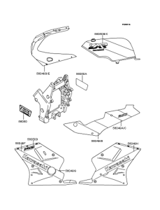 ZX250 Наклейки
