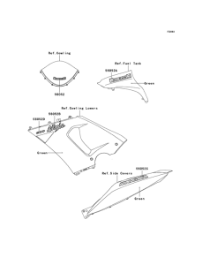 ZX600 Наклейки