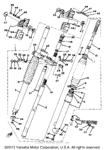 XT500E_205 - 1978 Передняя вилка