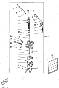 YQ50 Карбюратор