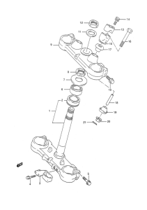 RM250 Траверса нижняя