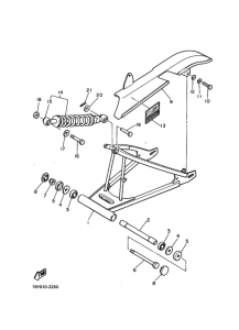 XS250 ﾘﾔｱｰﾑ.ﾘﾔｻｽﾍﾟﾝｼﾖﾝ