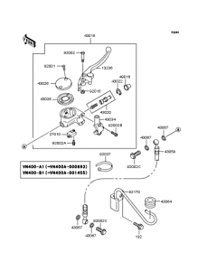 VN400 Главный тормозной цилиндр
