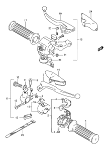 TS50 Рулевой переключатель
