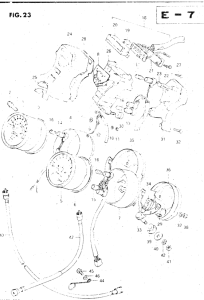 GS500 Спидометр-тахометр