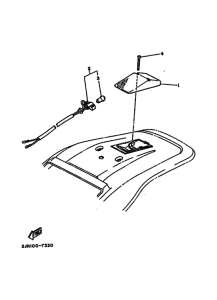 BW350 BW350U Taillight unit ass`y