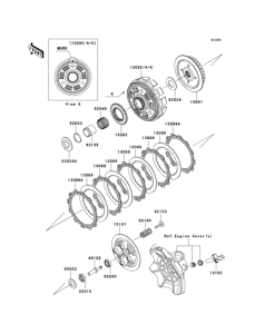 EX250 Сцепление