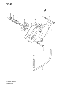 DL1000 Водяная помпа