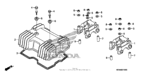 CMX250C Крышка головки цилиндров