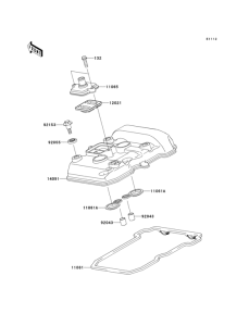 EX300 Крышка головки цилиндров