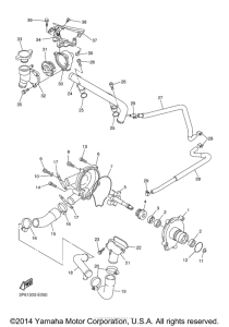 FJR13AEVC Водяной насос