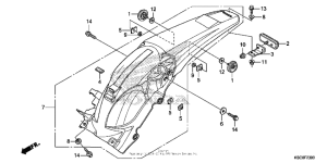  Задний бампер
