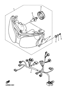 FJR1300 FJR13S Phare