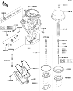 ZX600 Carburetor parts(1 / 2)