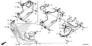 CTX700N DCT Under Cowl
