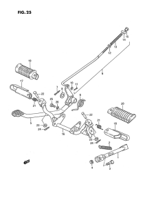 PV50 Подножки