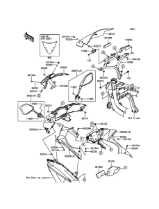 EX650 Обтекатели