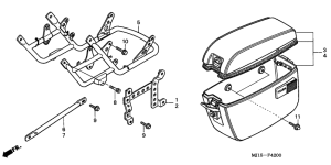 CBX750P2 Side box / bumper