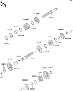 BN125 Трансмиссия