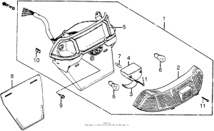 NH80 Задний фонарь