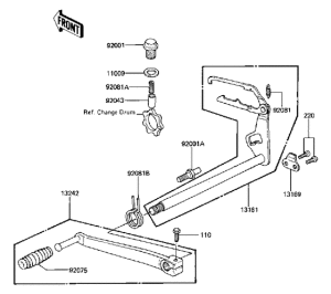 KZ440 Переключатель передач