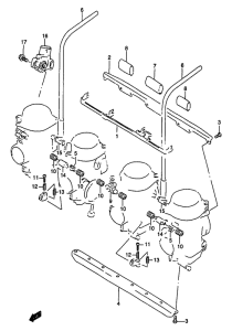 GSF1200S (ABS) Карбюратор fitting