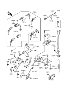 BJ250 Замок зажигания