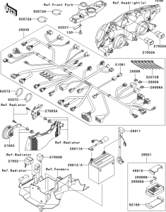 ZX1200 Электрика