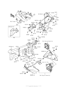 ZR800 Обтекатель нижний