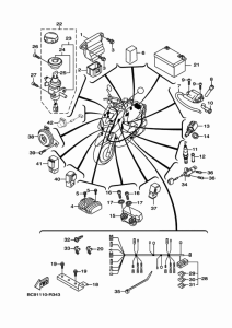 YW125 Электрика 1